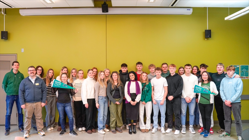 high school students from Learnmark Gymnasium HHX & HTX in Horsens, Denmark